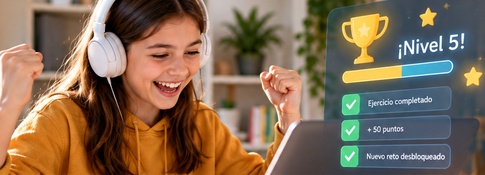Niña jugando