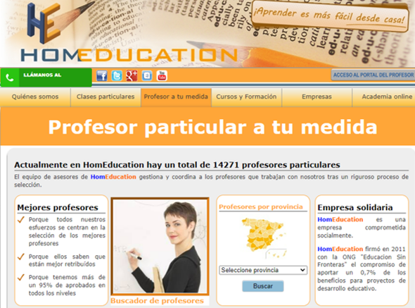 Profesor a tu medida y clases particulares