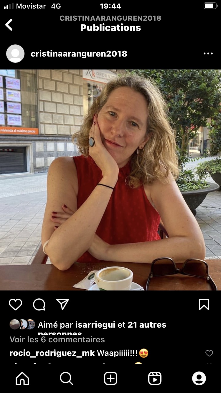 Cristina Aranguren Laflin, profesora particular en Donostia